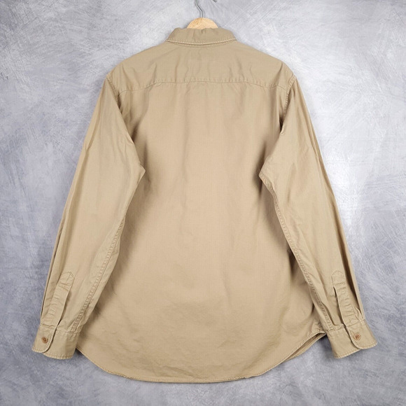 Polo Ralph Lauren Shirt Mens XL Button Up Military Surplus Cargo Aztec Printed - Picture 12 of 16